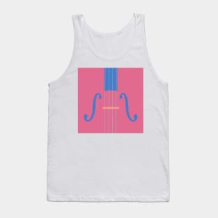 Strings in Candy Pink, Peach, Blue and Turquoise Tank Top